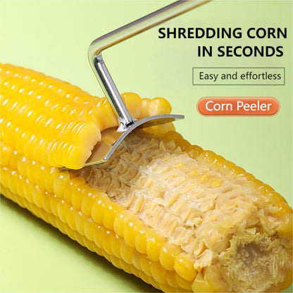 🔥🔥 Limited-Time Deal 😍 Buy 1 Get 1 Free 🌽 Quick Corn Kernel Remover – Strip Fresh Corn In Seconds Without Mess Or Waste 🔥