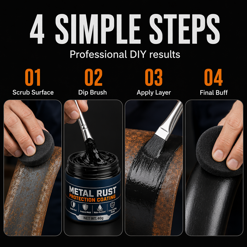 🔥 LIMITED-TIME OFFER — BUY 1 GET 1 FREE🔥Advanced Anti-Rust Metal Restoration Kit