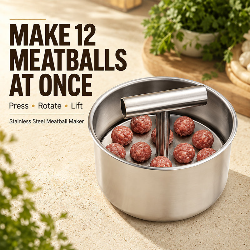 Perfect Meatballs in Seconds – Stainless Steel Meatball Maker