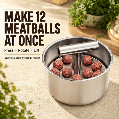 Perfect Meatballs in Seconds – Stainless Steel Meatball Maker