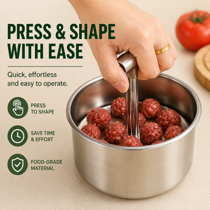Perfect Meatballs in Seconds – Stainless Steel Meatball Maker