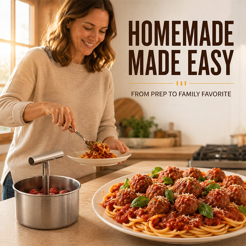Perfect Meatballs in Seconds – Stainless Steel Meatball Maker