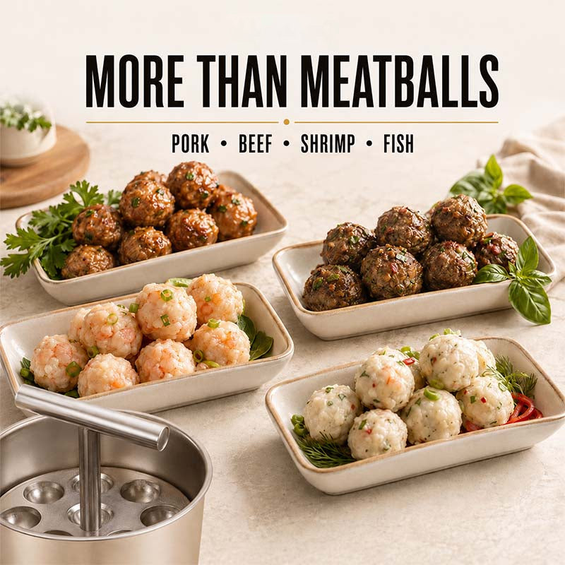 Perfect Meatballs in Seconds – Stainless Steel Meatball Maker
