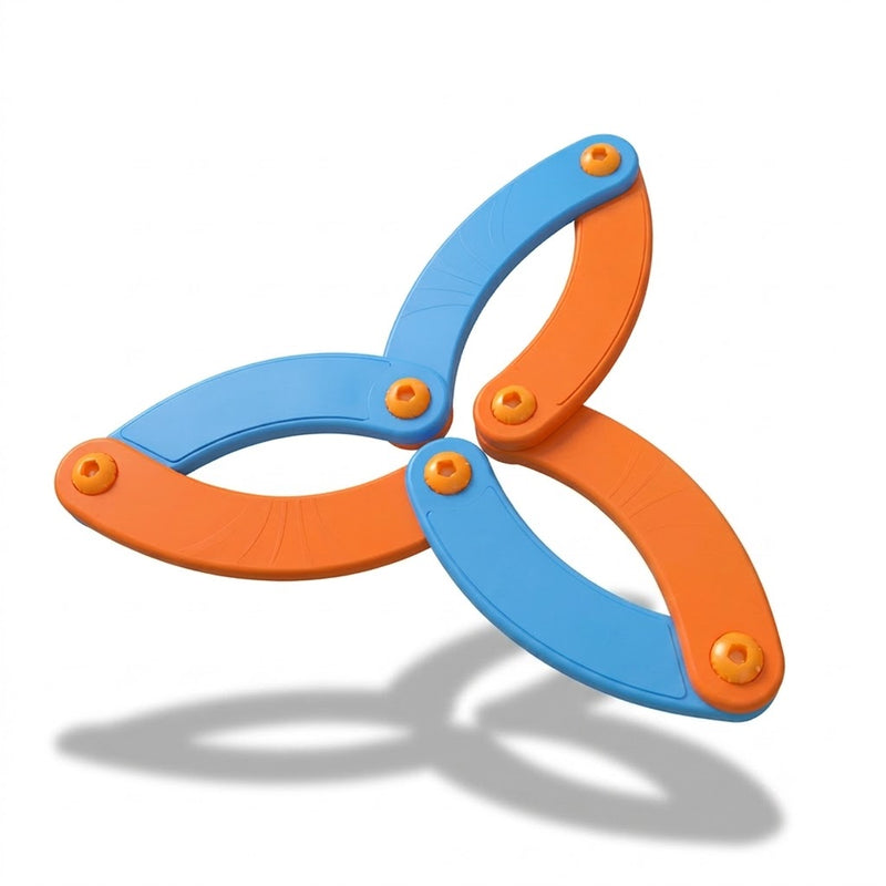 Modular Multi-Configuration Soft Whistling Boomerang Ring