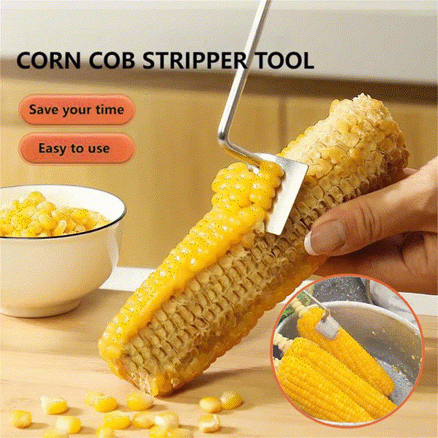 🔥🔥 Limited-Time Deal 😍 Buy 1 Get 1 Free 🌽 Quick Corn Kernel Remover – Strip Fresh Corn In Seconds Without Mess Or Waste 🔥