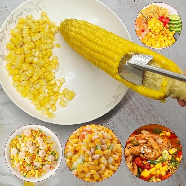 🔥🔥 Limited-Time Deal 😍 Buy 1 Get 1 Free 🌽 Quick Corn Kernel Remover – Strip Fresh Corn In Seconds Without Mess Or Waste 🔥