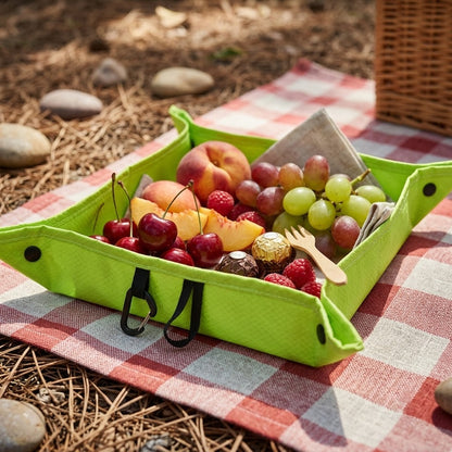 2-in-1 Foldable Outdoor Tray & Cushion Mat