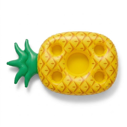 Inflatable Pineapple Pool Float Beverage Holder & Snack Tray