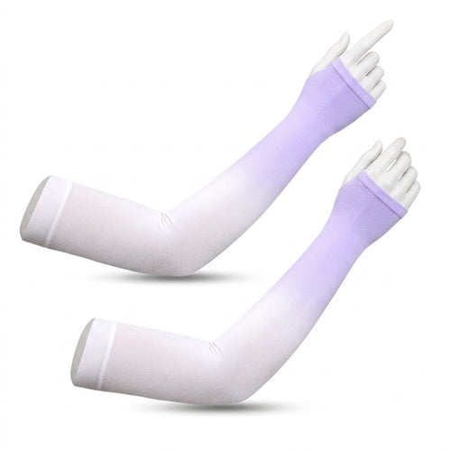 Seamless Cool-Touch Gradient Arm Sleeves