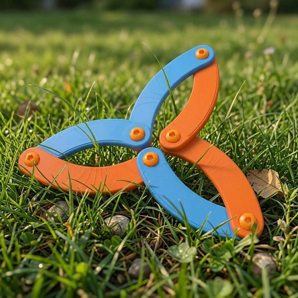 Modular Multi-Configuration Soft Whistling Boomerang Ring