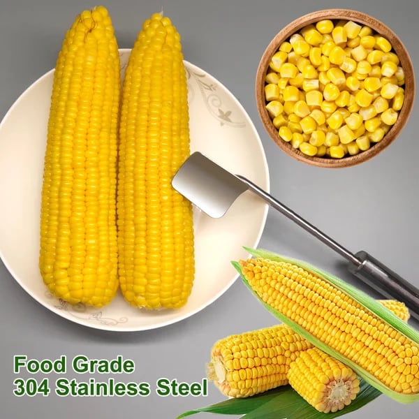 🔥🔥 Limited-Time Deal 😍 Buy 1 Get 1 Free 🌽 Quick Corn Kernel Remover – Strip Fresh Corn In Seconds Without Mess Or Waste 🔥