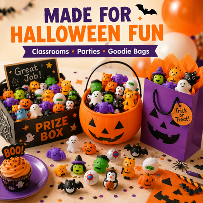 🔥Last Day 50% OFF - 🎃 50PCS Halloween Mochi Squishy Toys - 50pcs