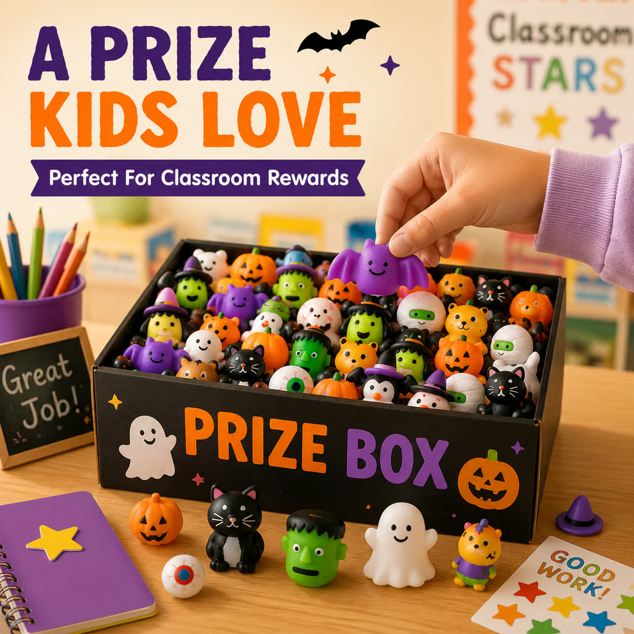 🔥Last Day 50% OFF - 🎃 50PCS Halloween Mochi Squishy Toys - 50pcs