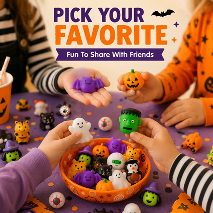 🔥Last Day 50% OFF - 🎃 50PCS Halloween Mochi Squishy Toys - 50pcs