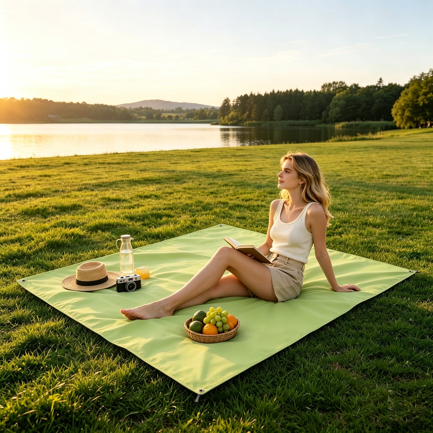 Portable Minimalist Pocket Picnic Blanket