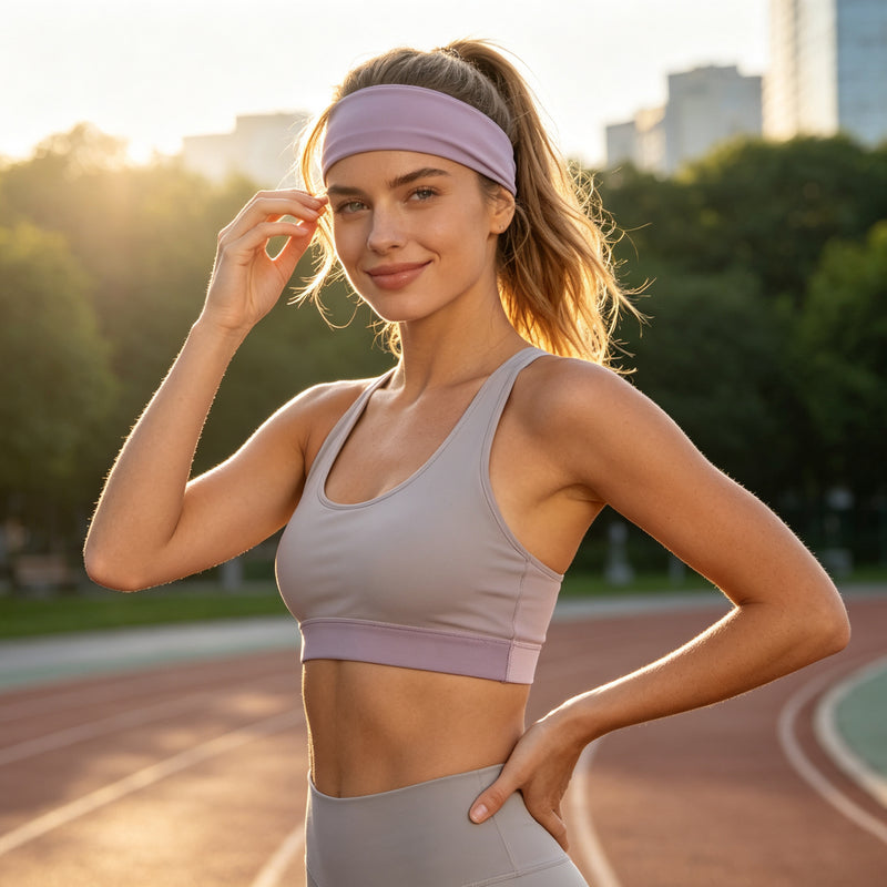 Premium Cool-Touch Athletic Sweatband Lifestyle