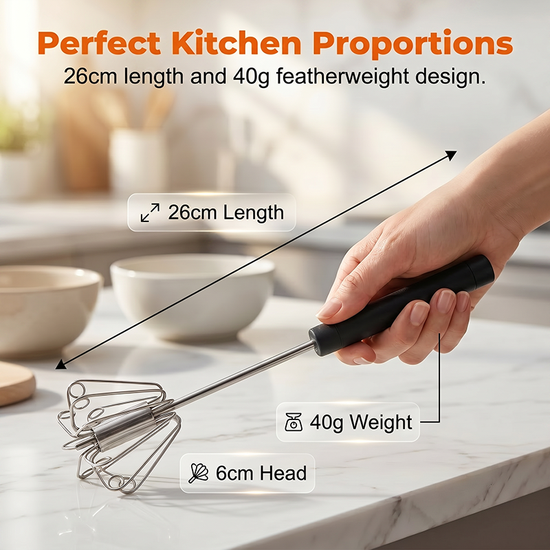 🥚 BUY 2 GET 1 FREE! 🔥Stainless Steel Semi-Automatic Hand Egg Beater – Fast & durable – Perfect for eggs, batter or cream – smooth whisking without effort 🍳
