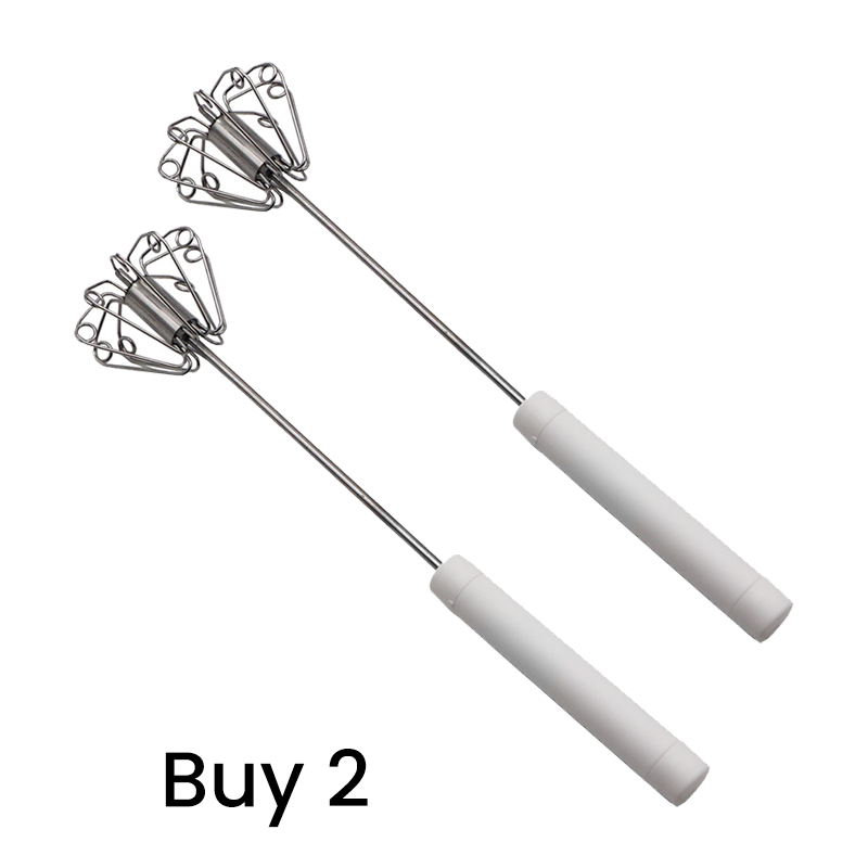 🥚 BUY 2 GET 1 FREE! 🔥Stainless Steel Semi-Automatic Hand Egg Beater – Fast & durable – Perfect for eggs, batter or cream – smooth whisking without effort 🍳