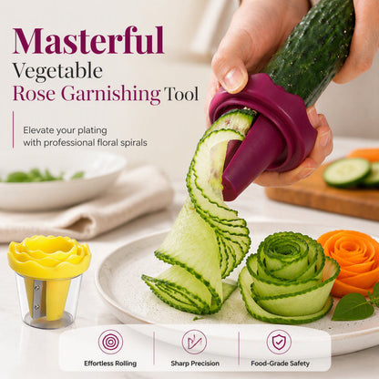 🔥 Limited-Time Buy 1, Get 1 FREE! 🌹 Veggie Rose Maker — Create Stunning Roses in Seconds ✨
